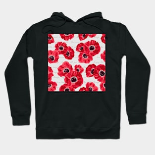 Red Poppies Hoodie